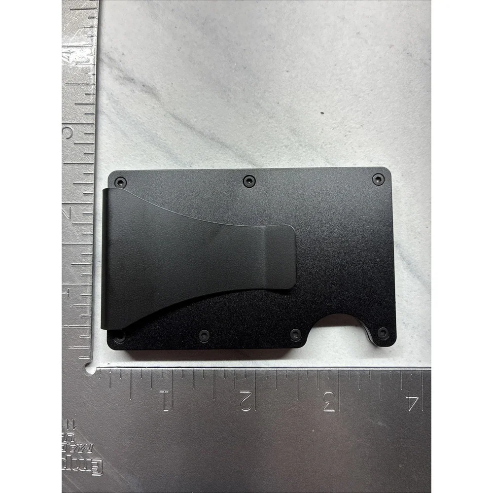 Metal Slim Atlanta Braves RFID Blocking Wallet